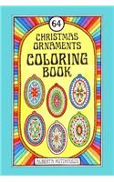 64 Christmas Ornaments Coloring Book