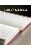 Emily's Journal: 100 lined pages ready for your thoughts