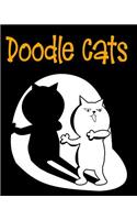 Doodle Cats: Blank Sketch Notebook Journal For Doodles