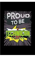 Proud to be technician citizen: Hangman Puzzles - Mini Game - Clever Kids - 110 Lined pages - 6 x 9 in - 15.24 x 22.86 cm - Single Player - Funny Great Gift