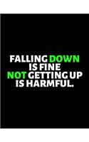 Falling Down Is Fine Not Getting Up Is Harmful