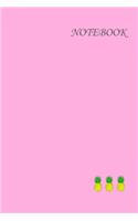 Pastel Pink Pineapple Notebook