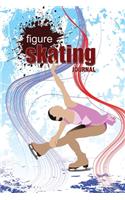 figure skating JOURNAL DOT GRID STYLE NOTEBOOK