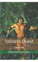 Tarzan's Quest: Large Print