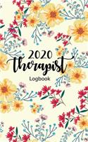 Therapist Logbook 2020: Appointment Planner For Therapists & Counselors Record Clients, Plans, Therapy Interventions, Note Taking Log Logbook Diary Jan to Dec 2020