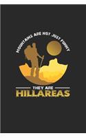 Mountains are hillareas: 6x9 Hiking - dotgrid - dot grid paper - notebook - notes