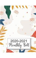 2020-2021 Monthly Bill