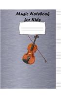 Music Notebooks for Kids: 6 Staves Music Manuscript Notebooks for kids. Colorful matte designed book cover with over 100 pages. Book is 8.5 x 11 in size.