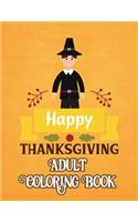 Happy Thanksgiving Adult Coloring Book