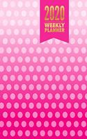 2020 Weekly Planner: Jan-Dec Small Weekly Agenda Daily Monthly Calendar Schedule Organizer W/ To Do List, Notes & Journal Pages (Ombre Dots)