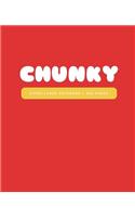 Chunky: Extra Large All-Purpose Daily Notebook, Journal, Diary / 500 Lined Pages (7.5 x 9.25 in.)(1 Huge Notebooks)