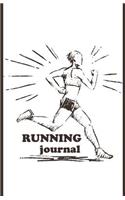 Running journal: Running Training Diary log distance, location, time, pace and note for 365 days.