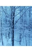 Winter School Composition Book Snowy Morning Blue Hour 130 Pages: (notebook, Diary, Blank Book)