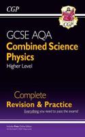 9-1 GCSE Combined Science: Physics AQA Higher Complete Revision & Practice with Online Edition