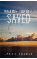 What Must I Do to Be Saved? (a Devotional)