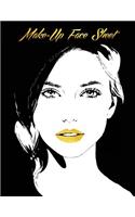 Face Sheet Make Up Book: Makeup Artist Handbook