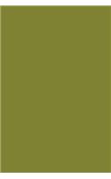 Olive Notebook: Olive Green Lined Notebook/Journal/Diary College Ruled 6x9 Soft Cover