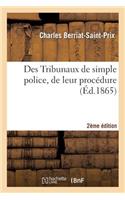 Des Tribunaux de Simple Police