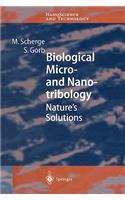 Biological Micro- And Nanotribology