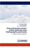 Characterization of Bio-Active Molecule from Andrographis Paniculata