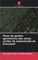 Plano de gestão agronómica das zonas verdes da autoestrada de Guayaquil