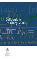 Colloquium de Giorgi 2009