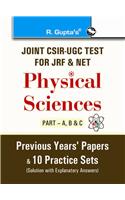 Joint CSIR-UGC Test for JRF & NET Physical Sciences (Part-A, B & C) Previous Years' Papers & 10 Practice Sets (Solved)