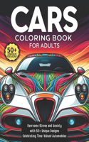 Cars Coloring Book for Adults