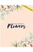 Flowers Coloring Book: An Adult Coloring Book with Flower Collection, Stress Relieving Flower Designs for Relaxation (Volume 2)