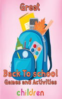 Great Back To School Games And Activities Children