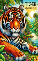 Tiger coloring book
