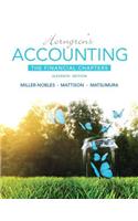 Horngren's Accounting, The Financial Chapters