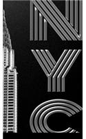 Iconic Chrysler Building New York City Drawing Writing creative blank journal