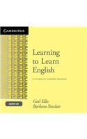 Learning to Learn English Audio CD: A Course in Learner Training