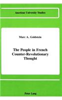 People in French Counter-Revolutionary Thought