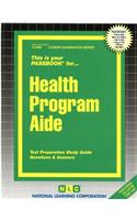 Health Program Aide: Passbooks Study Guide