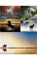 Horse Sketch Book: Practice Painting, Drawing, writing, Sketching or Creative Doodling.