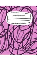 Composition Notebook: 7.44 x 9.69, 18.90 x 24.61cm - Wide Rule School Notebook Journal