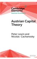 Austrian Capital Theory
