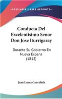 Conducta del Excelentisimo Senor Don Jose Iturrigaray
