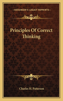 Principles Of Correct Thinking