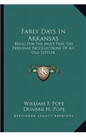 Early Days In Arkansas