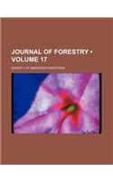 Journal of Forestry (Volume 17)