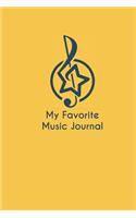 My Favorite Music Journal: (English)