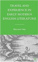 Travel and Experience in Early Modern English Literature