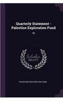 Quarterly Statement - Palestine Exploration Fund