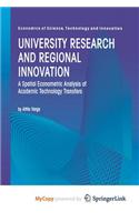 University Research and Regional Innovation