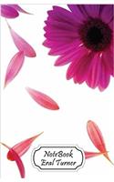 Notebook Journal Dot-grid, Graph, Lined, Blank, No Lined - Pink Flower: Small Pocket Notebook / Journal / Diary