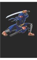 Ninja Notebook - Anime Fans Journal Planner: Ninjutsu Birthday Organizer For Men Women Kids