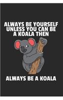 Koala Notizbuch